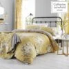 Catherine Lansfield Canterbury Ochre Quilt Set -The Fine Bedding Company shop 21371 20362