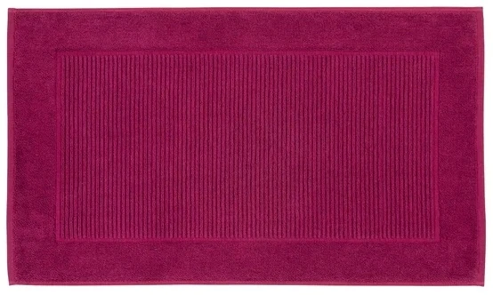 Christy Supreme Terry Towelling Bath Mat Raspberry 3 Christy Supreme Terry Towelling Bath Mat Raspberry