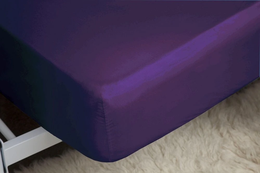 Belledorm 200 Count Fitted Sheet - Mauve 3 Belledorm 200 Count Fitted Sheet - Mauve