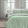 Dreams & Drapes Emily Duvet Cover Set Green