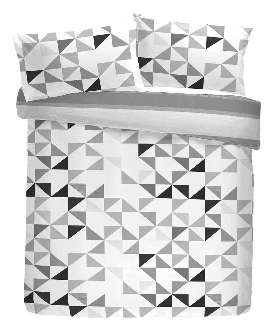 Fusion Hendra Duvet Cover Set Grey 5 Fusion Hendra Duvet Cover Set Grey - Image 3