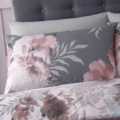 Catherine Lansfield Dramatic Floral Grey Duvet Set 9 Catherine Lansfield Dramatic Floral Grey Duvet Set -The Fine Bedding Company shop 38141 13339