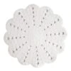 Showerdrape Petal Shower Mat White -The Fine Bedding Company shop 50144 33589