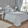Dreams & Drapes Imelda Duck Egg Bedspread -The Fine Bedding Company shop 51137 30425