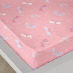 Bedlam Flutterby Butterfly Pink Fitted Single Sheet