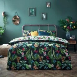 Furn Azura Floral Duvet Cover Set Dark Bloom