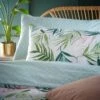 Furn Bali Palm Botanical Duvet Cover Set Green -The Fine Bedding Company shop 53564 25542
