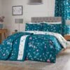 Dreams & Drapes Sweet Pea Teal Duvet Set -The Fine Bedding Company shop 53587 25492