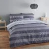 Catherine Lansfield Lines Navy Duvet Set -The Fine Bedding Company shop 53594 25465