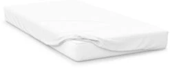 Belledorm Jersey White 38cm Fitted Sheet