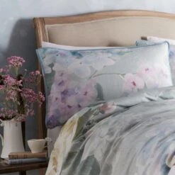 Appletree Hydrangea Seafoam Duvet Cover Set -The Fine Bedding Company shop 54059 24034