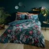 Catherine Lansfield Tropical Floral Birds Duvet Set -The Fine Bedding Company shop 54075 23965