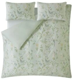 Laura Ashley Summer Palace Eau De Nil Duvet Cover Set -The Fine Bedding Company shop 54111 23798