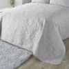 Serene Luana Silver Quilt Duvet Cover Set -The Fine Bedding Company shop 54226 23442